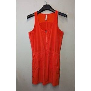 Athleta Orange Midi Dress